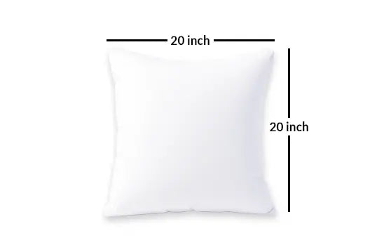 Foamily's 20" x 20" Pillow Inserts Collection - High-Quality Inserts for Elegant Home Decor.